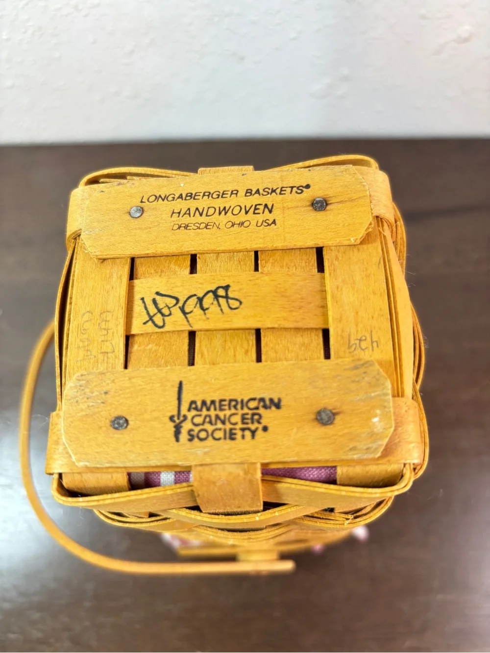 Longaberger woven basket